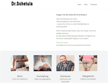 Tablet Screenshot of drschetula.com